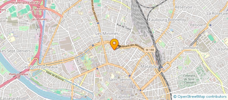 localisation de l'entreprise MONSIEUR BERTRAND PEZET  TOULOUSE