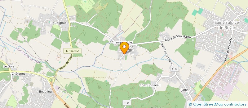 localisation de l'entreprise MONSIEUR BERTRAND PHILIPPE  SAINT-SULPICE-DE-ROYAN