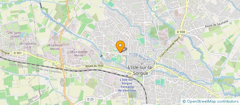 localisation de l'entreprise MONSIEUR BERTRAND PICARD  L'ISLE-SUR-LA-SORGUE