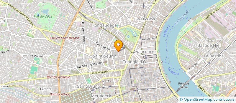 localisation de l'entreprise MONSIEUR BERTRAND PIECHAUD  BORDEAUX