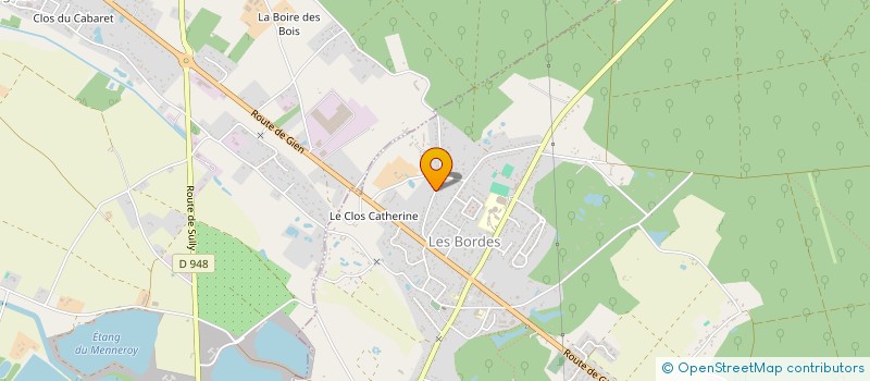localisation de l'entreprise MONSIEUR BERTRAND PIGNAULT à LES BORDES