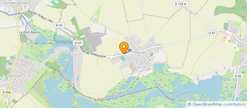 localisation de l'entreprise MONSIEUR BERTRAND PIROIS à HAMEL