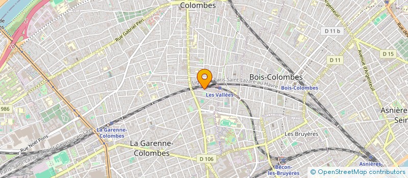 localisation de l'entreprise MONSIEUR BERTRAND PLOQUIN  LA GARENNE-COLOMBES