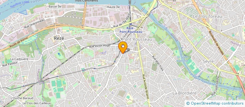 localisation de l'entreprise MONSIEUR BERTRAND PLUVINAGE  REZE