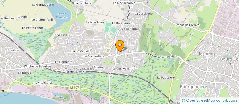localisation de l'entreprise MONSIEUR BERTRAND POMMIER à COUERON