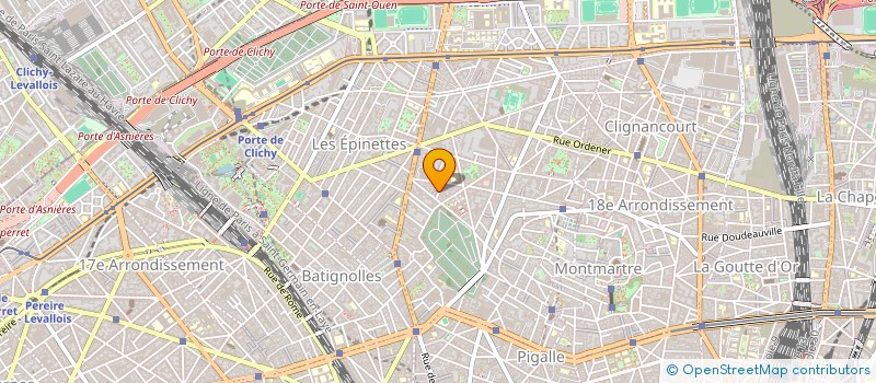 localisation de l'entreprise MONSIEUR BERTRAND PONCELET  PARIS