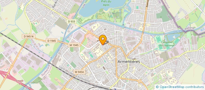 localisation de l'entreprise MONSIEUR BERTRAND POUILLY  ARMENTIERES