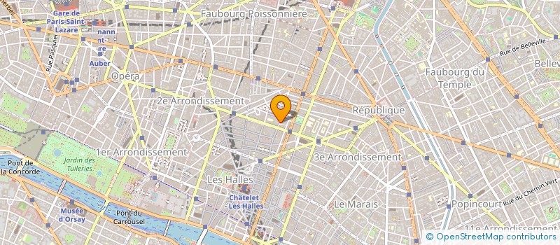 localisation de l'entreprise MONSIEUR BERTRAND POUJADE  PARIS