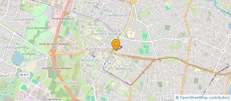 localisation de l'entreprise MONSIEUR BERTRAND POULIN  NANTES