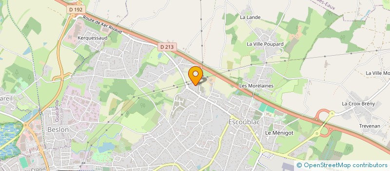 localisation de l'entreprise MONSIEUR BERTRAND POURIEUX  LA BAULE-ESCOUBLAC