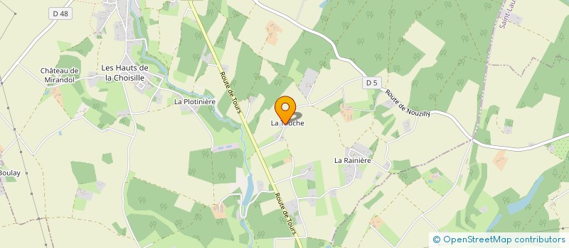 localisation de l'entreprise MONSIEUR BERTRAND PROUST  BEAUMONT-LOUESTAULT