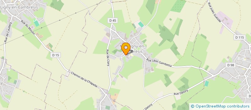 localisation de l'entreprise MONSIEUR BERTRAND PRUVOT à MONTIGNY-EN-CAMBRESIS