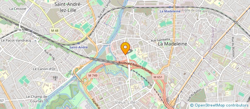 localisation de l'entreprise MONSIEUR BERTRAND PUCHEU à LA MADELEINE