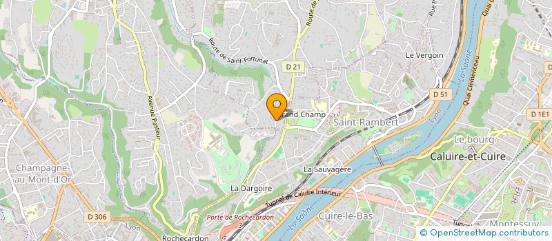 localisation de l'entreprise MONSIEUR BERTRAND PUJOL  SAINT-CYR-AU-MONT-D'OR