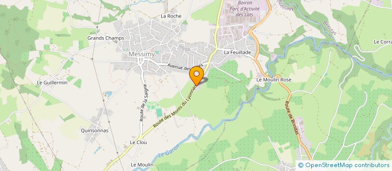 localisation de l'entreprise MONSIEUR BERTRAND PY  MESSIMY