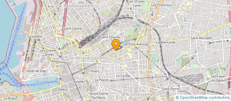 localisation de l'entreprise MONSIEUR BERTRAND QUANTIN à MARSEILLE