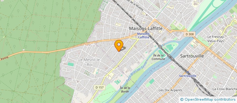 localisation de l'entreprise MONSIEUR BERTRAND QUESADA  MAISONS-LAFFITTE