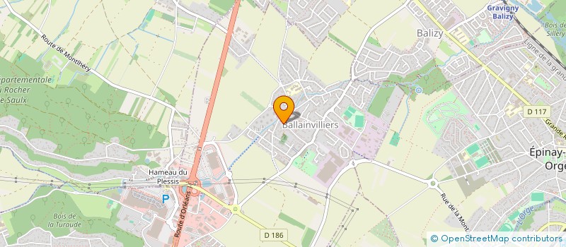 localisation de l'entreprise MONSIEUR BERTRAND QUETTE à BALLAINVILLIERS