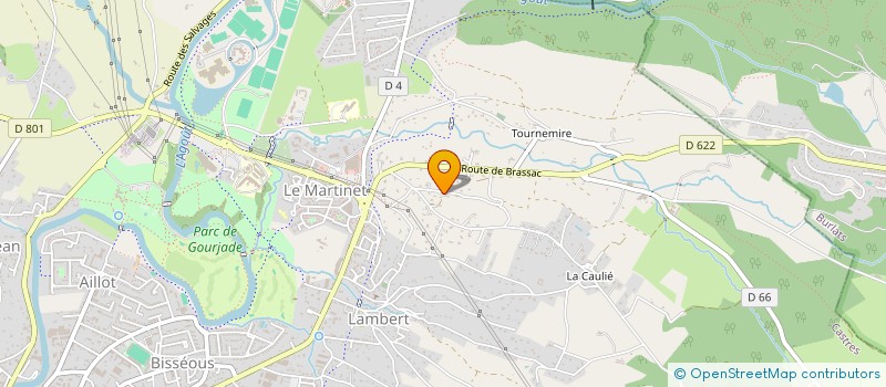 localisation de l'entreprise MONSIEUR BERTRAND QUIVORON  CASTRES