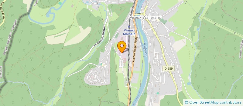 localisation de l'entreprise MONSIEUR BERTRAND RABINEAU  VIREUX-MOLHAIN