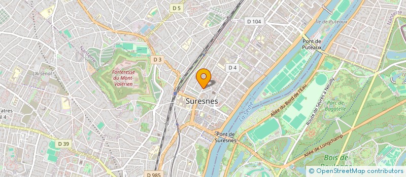 localisation de l'entreprise MONSIEUR BERTRAND RALLIER DU BATY à SURESNES