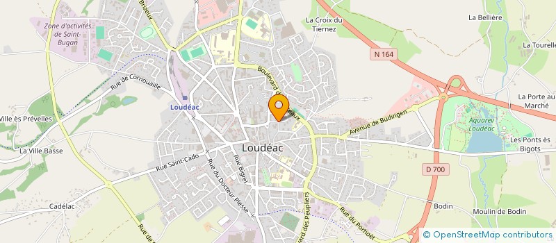 localisation de l'entreprise MONSIEUR BERTRAND RAULO à LOUDEAC