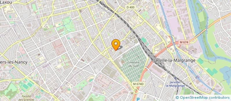 localisation de l'entreprise MONSIEUR BERTRAND RAVAILLER  VANDUVRE-LES-NANCY