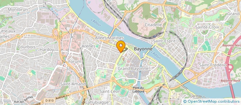 localisation de l'entreprise MONSIEUR BERTRAND RAYON à BAYONNE