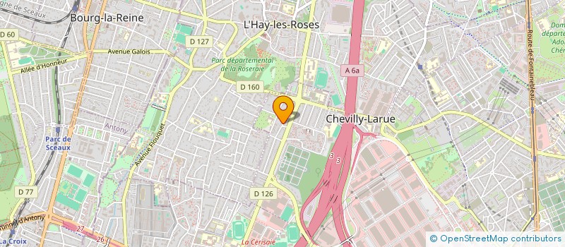 localisation de l'entreprise MONSIEUR BERTRAND-REGIS LOUVET à CHEVILLY-LARUE