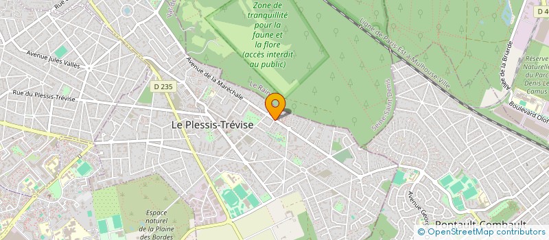localisation de l'entreprise MONSIEUR BERTRAND RENAUD à LE PLESSIS-TREVISE
