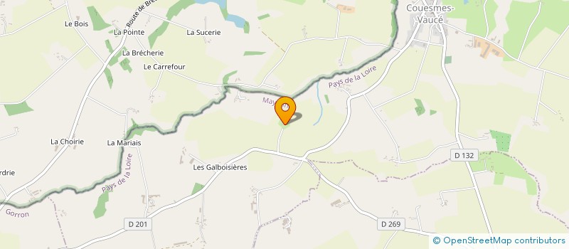 localisation de l'entreprise MONSIEUR BERTRAND RENAULT  LA HAIE-TRAVERSAINE