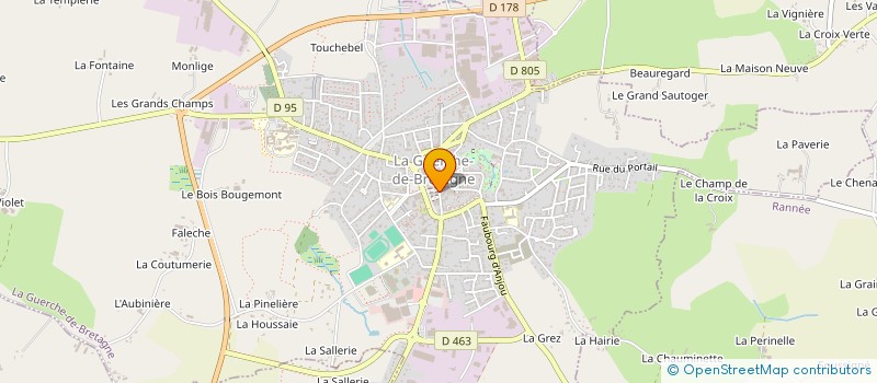 localisation de l'entreprise MONSIEUR BERTRAND REQUET à LA GUERCHE-DE-BRETAGNE