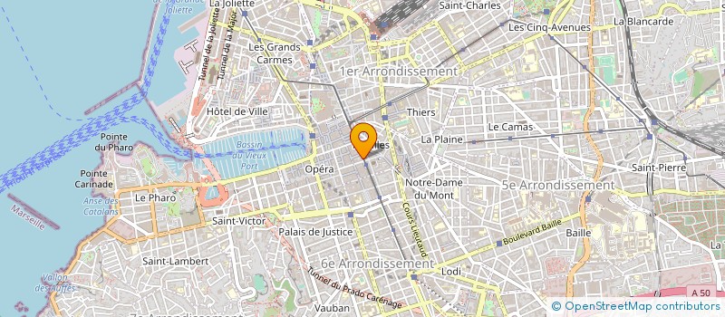 localisation de l'entreprise MONSIEUR BERTRAND RICHARD à MARSEILLE