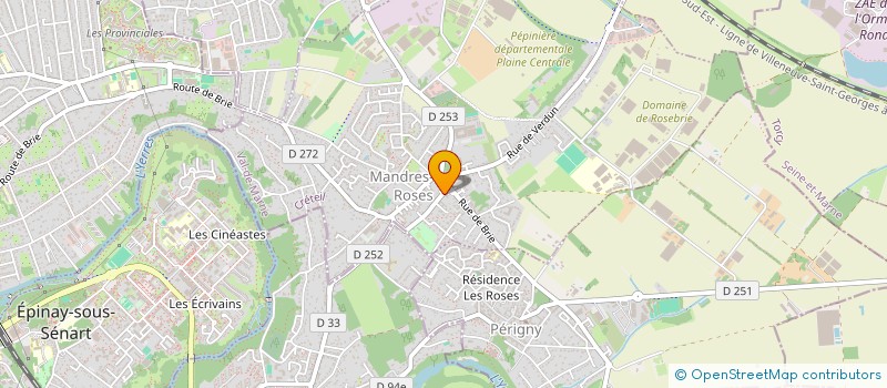 localisation de l'entreprise MONSIEUR BERTRAND RICOU à MANDRES-LES-ROSES