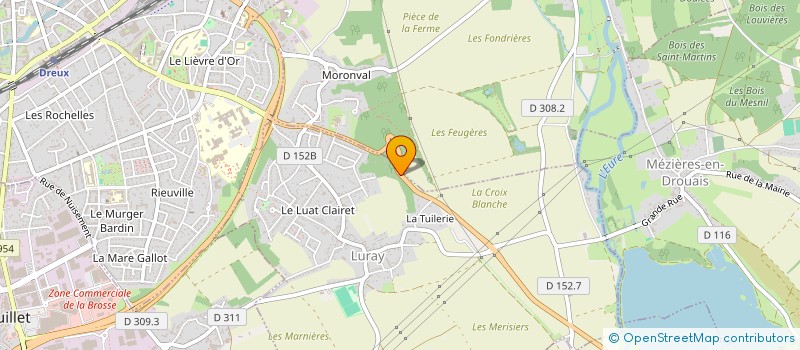 localisation de l'entreprise MONSIEUR BERTRAND RIMBERT à LURAY