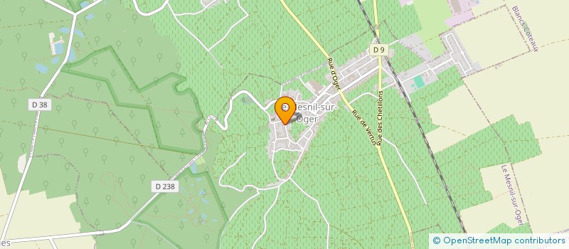 localisation de l'entreprise MONSIEUR BERTRAND ROBERT  LE MESNIL-SUR-OGER