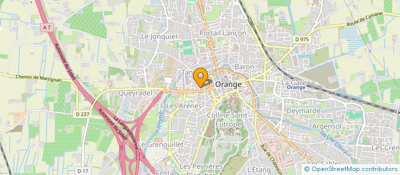 localisation de l'entreprise MONSIEUR BERTRAND ROD  ORANGE