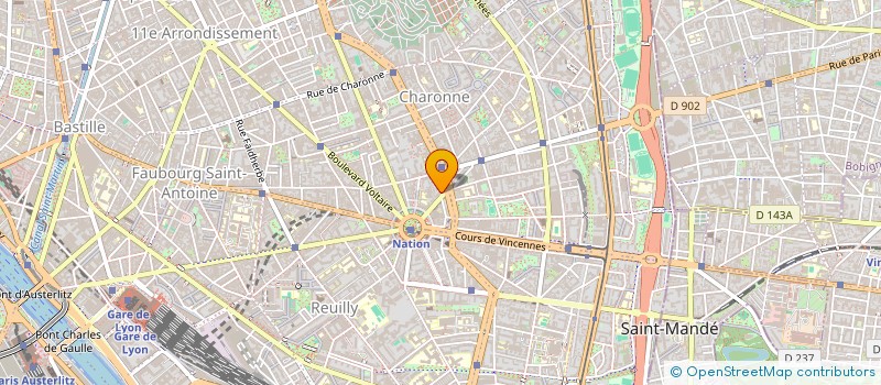 localisation de l'entreprise MONSIEUR BERTRAND ROMAIN DUFOUR  PARIS