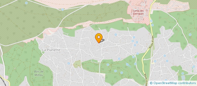 localisation de l'entreprise MONSIEUR BERTRAND ROSSET  NIMES