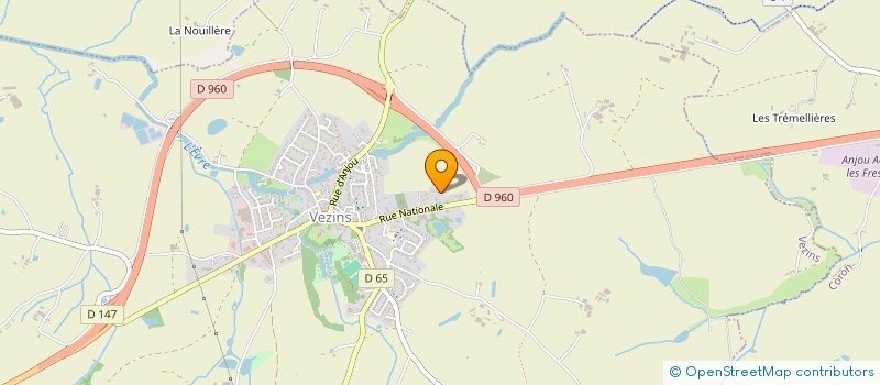 localisation de l'entreprise MONSIEUR BERTRAND ROUILLER  TREMENTINES