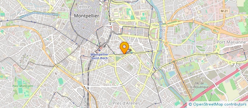 localisation de l'entreprise MONSIEUR BERTRAND ROUQUETTE à MONTPELLIER
