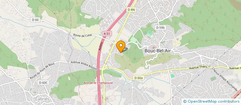 localisation de l'entreprise MONSIEUR BERTRAND ROUSSEL  BOUC-BEL-AIR