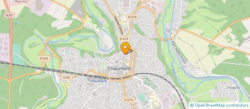localisation de l'entreprise MONSIEUR BERTRAND ROUX à CHAUMONT