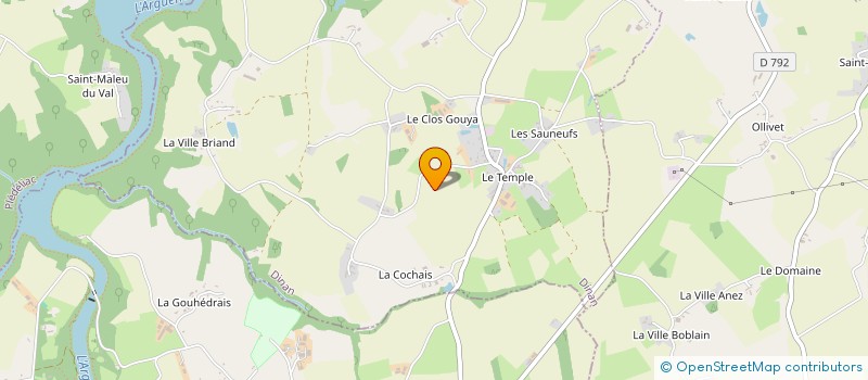 localisation de l'entreprise MONSIEUR BERTRAND ROYER à PLOREC-SUR-ARGUENON