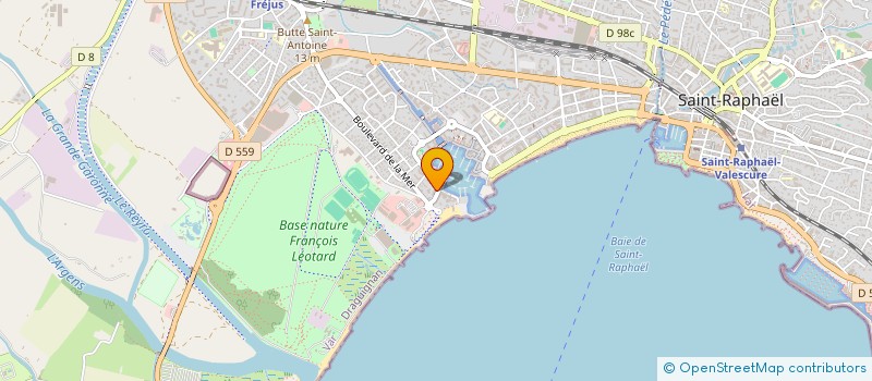 localisation de l'entreprise MONSIEUR BERTRAND RUAUD  FREJUS