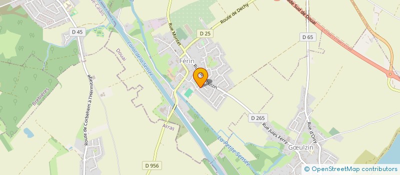 localisation de l'entreprise MONSIEUR BERTRAND RUSTIN  FERIN