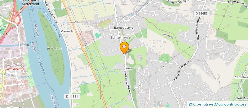 localisation de l'entreprise MONSIEUR BERTRAND SAGORIN QUEROL  LATRESNE