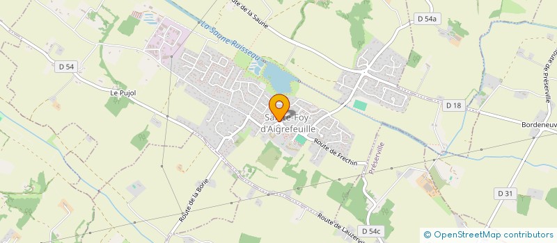 localisation de l'entreprise MONSIEUR BERTRAND SAINT PAUL  SAINTE-FOY-D'AIGREFEUILLE