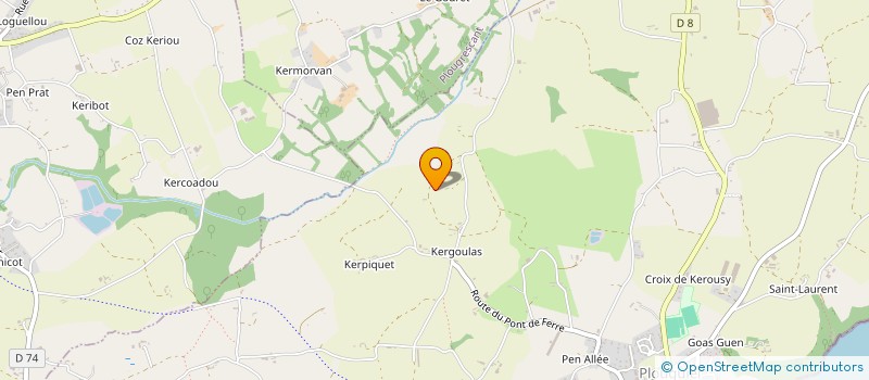 localisation de l'entreprise MONSIEUR BERTRAND SALOMON  PLOUGUIEL