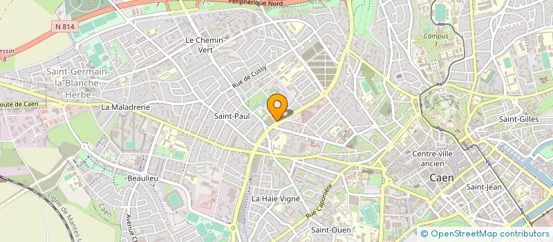 localisation de l'entreprise MONSIEUR BERTRAND SAUGER à CAEN